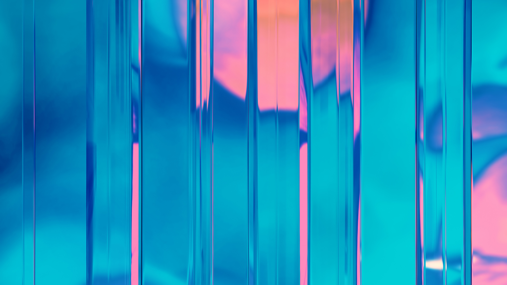 Abstract Glass Prism Colored Minimalist Background 3d render