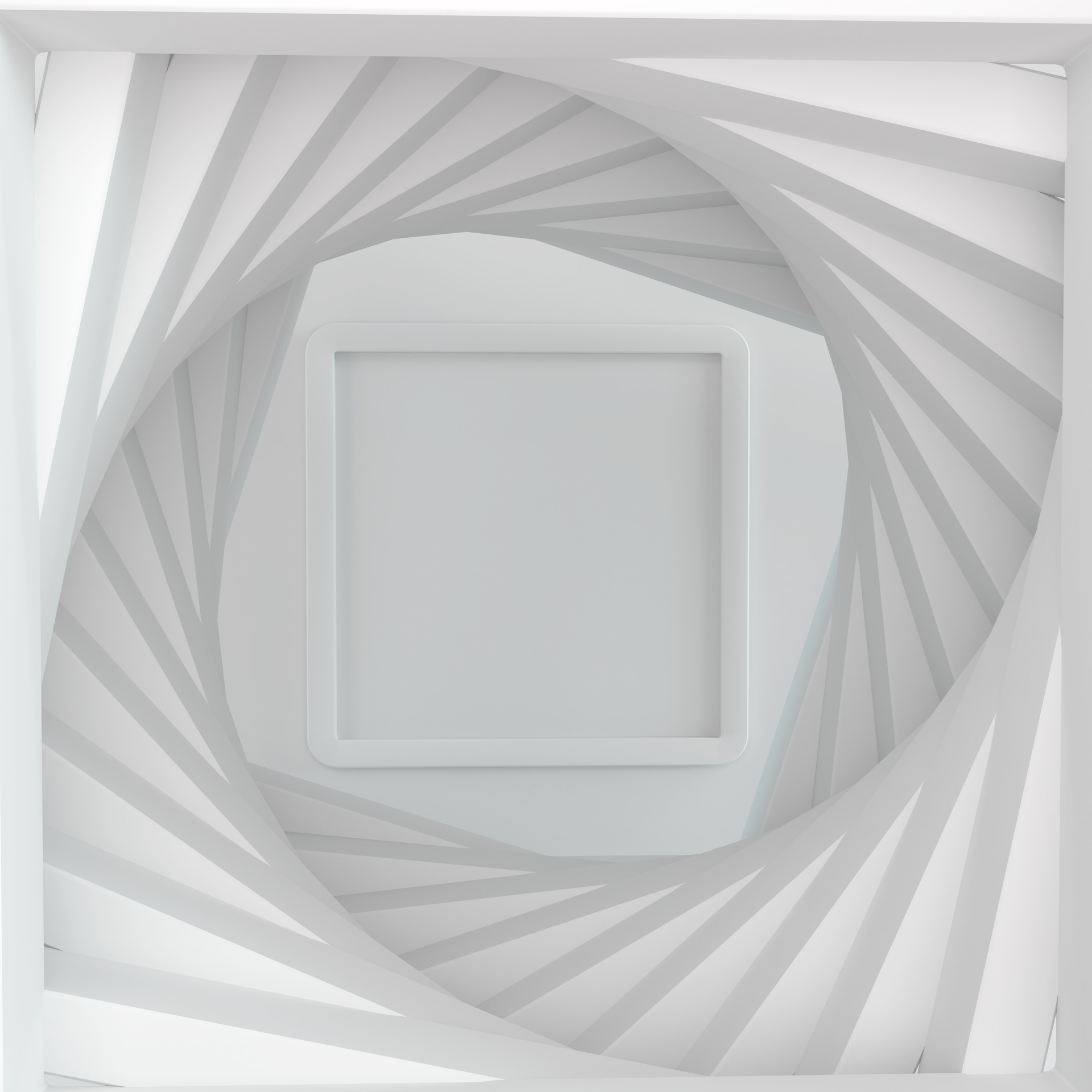 3d rendering scene abstract background. Geometric shape white colors